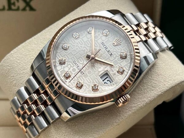 Rolex Datejust 36 Gold/Steel Diamond Dial