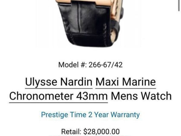 Ulysse Nardin Maxi Marine Rose Gold