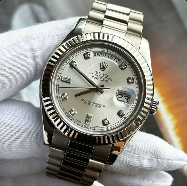 Rolex Day-Date II President White Gold 41mm